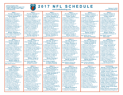 2017 bowl schedule