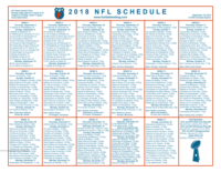 One Page 2018 NFL Schedule Updated With Week 2 Scores | Football Weblog